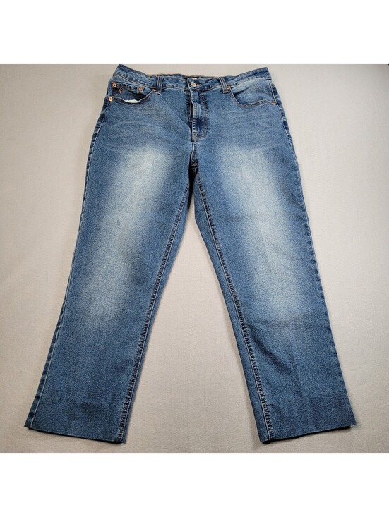Frye Denim - Frye Women's Blue Jeans Size 10/30 Straight Leg Stretch Medium Wash Denim